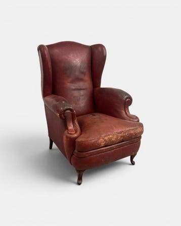 Poltrona Frau - Fauteuil - Dionisio - Leder - authentieke