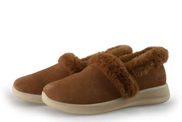 Skechers Pantoffels in maat 38 Cognac, Skechers, Overige kleuren, Verzenden, Zo goed als nieuw