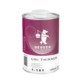 Uni Thinner Slow  1 Liter - 1-161 De Beer (Verdunners), Auto diversen, Verzenden, Nieuw