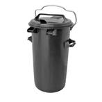 Kunststof afvalemmer 50 liter met beugel, Kunststof, 50 tot 75 cm, Nieuw, 40 liter of meer