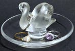 Lalique - Sieradendoos - zwaan - Kristal - Baguier cygne, Antiek en Kunst