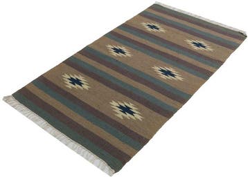 Kelim - Vloerkleed - 160 cm - 90 cm - Naturfarben, Nieuw