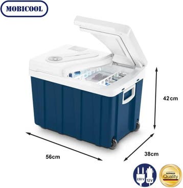 Mobicool MQ40W elektrische koelbox 39 l 12/230 V op wielen, Verzenden, Nieuw