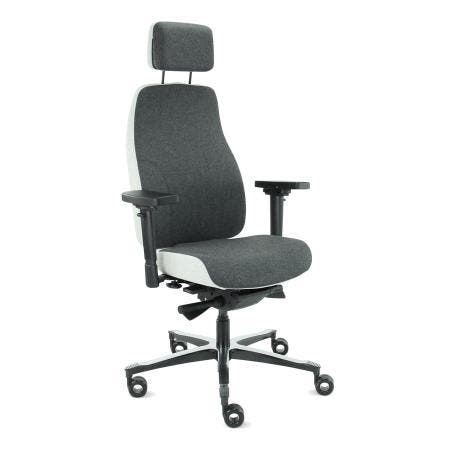 (MDK-107428) Therapod® X2 HR bureaustoel - middengrijs/grij, Huis en Inrichting, Bureaus, Nieuw, Ophalen of Verzenden