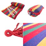 Duo Hangmat | Polyester/Katoen | Laatste Stuks!, Meerpersoons, Nieuw, Ophalen of Verzenden, Met standaard