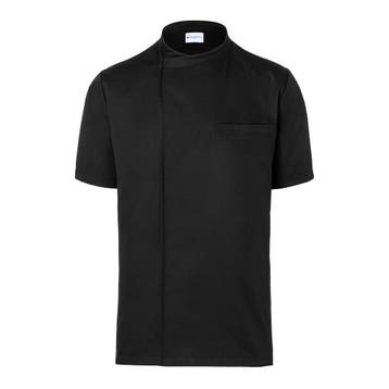 GGM Gastro | (6 stuks) KARLOWSKY | Korte Mouw Kokshemd - |, Kleding | Heren, T-shirts, Verzenden, Zwart, Nieuw, GGM Gastro
