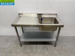 RVS Vogue Spoeltafel Spoelbak 120 x 60 x 90 cm Horeca, Ophalen of Verzenden, Nieuw zonder verpakking
