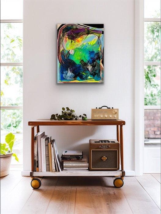 Zeerpaint - Insomnia, Antiek en Kunst, Kunst | Schilderijen | Modern