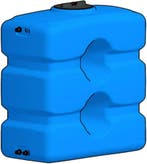 Ldpe Elbi tank vat type cpn-800 liter, l = 1290 mm, Verzenden, Nieuw