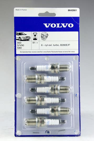 Bougieset origineel VOLVO voor 960, S/V90 en S80, Ophalen of Verzenden, Nieuw