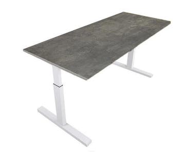 In hoogte verstelbaar wit bureau, Werkplek, Ophalen of Verzenden, Nieuw in verpakking, Bureau