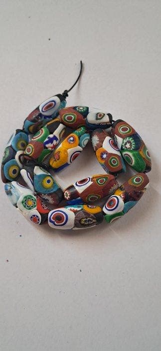 Kraal (12) - Millefiori-parels - Millefiori kralen