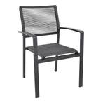 Tuinstoel Stapelbaar - Vito - Rope - Lesli Living, Verzenden, Nieuw