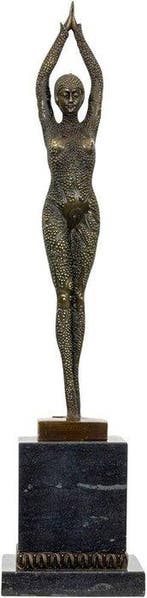 D.H. Chiparus - (after) - sculptuur, Starfisch - 49 cm -