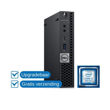 Dell OptiPlex 7060 Mini | i3-8100 | 8GB | 128GB NVMe, Gebruikt, 8 GB, Ophalen of Verzenden, Dell