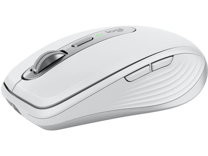 Logitech MX Anywhere 3S - Draadloze muis - 8K DPI - Grijs, Computers en Software, Muizen, Zo goed als nieuw, Verzenden