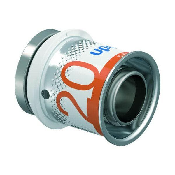 Uponor S-Press Plus perskoppeling Ø20 eindkap, Doe-het-zelf en Verbouw, Verwarming en Radiatoren, Verzenden
