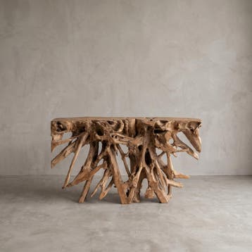 Sidetable Amazones wortelteak - 200 x 40 x 80 cm | World of, Huis en Inrichting, Ophalen of Verzenden, Nieuw