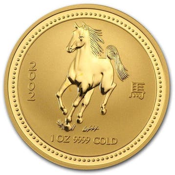 Australië. 100 Dollars 2002 1 oz $100 AUD Australian Gold