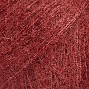 DROPS Kid-Silk Uni Colour - 68 kastanje - Mohair Garen, Ophalen of Verzenden, Nieuw