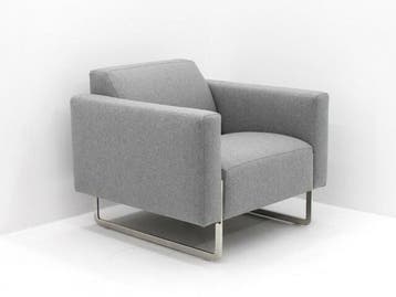 Fauteuil Artifort Mare - nieuw gestoffeerd in Nordwool grijs, Werkplek, Ophalen of Verzenden, Nieuw in verpakking, Overige typen