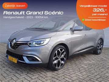 Renault Grand Scénic | Zakelijk Leasen vanaf 129,- p/mnd, Nieuw, Financial lease, Lease
