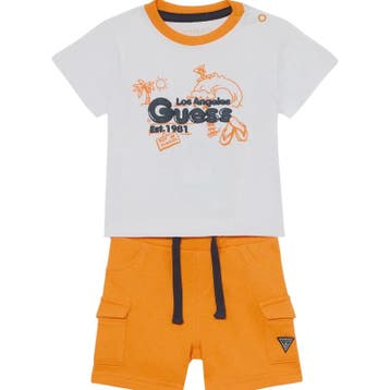 Guess BABY SET - Shorts - pure white - 50 (0-1 maanden), Ophalen of Verzenden, Nieuw