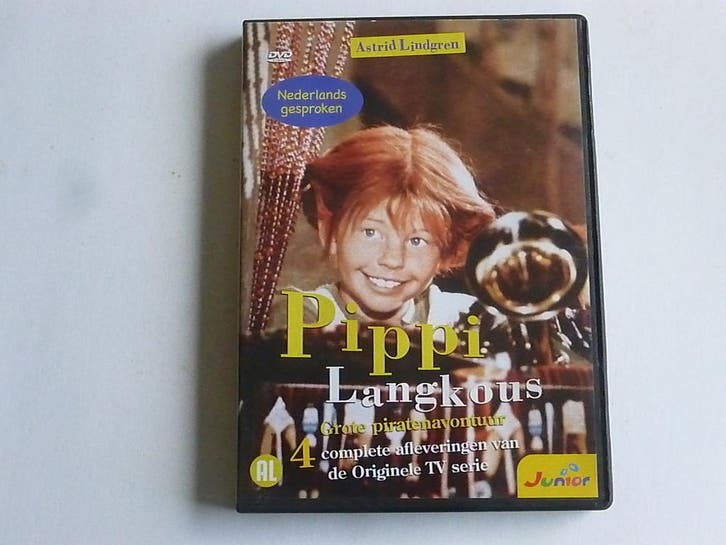 Pippi Langkous - Grote piratenavontuur (DVD), Cd's en Dvd's, Dvd's | Kinderen en Jeugd, Zo goed als nieuw, Ophalen of Verzenden