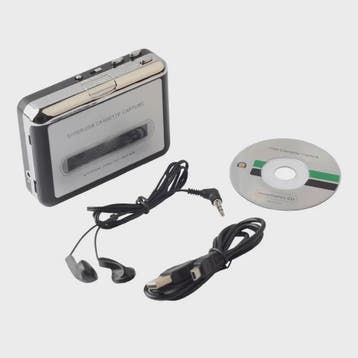 USB Cassette naar MP3 Converter & Speler - Behoud je Muziekc, Verzenden