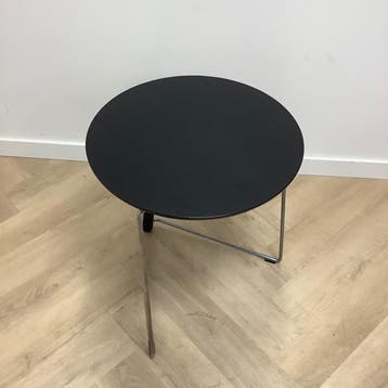 Design Thonet bijzettafel, (hxbxd) 64x55x55cm, donker bruin, Ophalen of Verzenden, Gebruikt