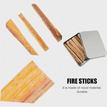 Fatwood Fire Starter Sticks - Natuurlijke Aanmaakhoutjes voo, Vakantie, Campings