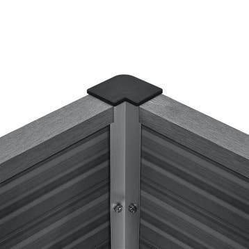 HKC Plantenbak rechthoekig 100x50x50 cm grijs, Verzenden, Nieuw