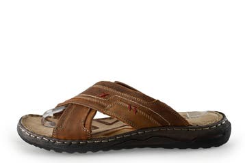 Outfielder Slippers in maat 40 Cognac, Kleding | Heren, Schoenen, Slippers, Overige kleuren, Verzenden, Outfielder