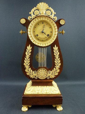 Pendule - - Mahonie - 1800-1850