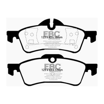 EBC 02-03 Mini Hardtop 1.6 Yellowstuff Rear Brake Pads, Auto-onderdelen, Ophalen of Verzenden, Nieuw