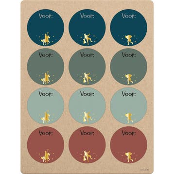 Cadeau Naamstickers Sinterklaas Classic, Ophalen of Verzenden, Nieuw