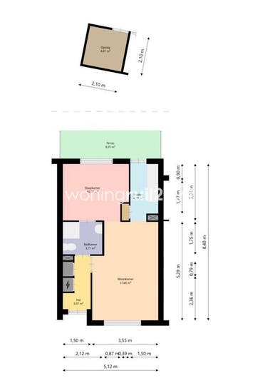 Woningruil - Dreef 170 - 2 kamers en Utrecht, Huizen en Kamers, Utrecht