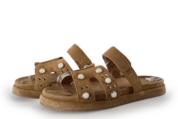 Manfield Muiltjes in maat 37 Cognac, Kleding | Dames, Overige kleuren, Verzenden, Overige typen, Manfield