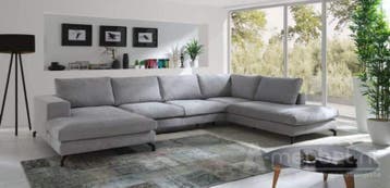 U-Bankstel Stroe - loungebanken, Nieuw, Stof