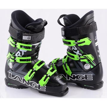 39 40 skischoenen LANGE RX 100/90 BLACK/green, ULTIMATE cont, Verzenden, Gebruikt