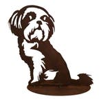 Tuin decoratie beeld Coco de shih tzu  H28 x B25.5 cm, Verzenden, Nieuw