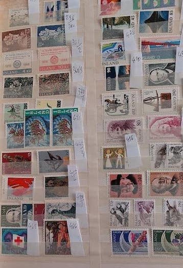 Europa 1950/1982 - LOTTO n85 IJsland,, Gestempeld