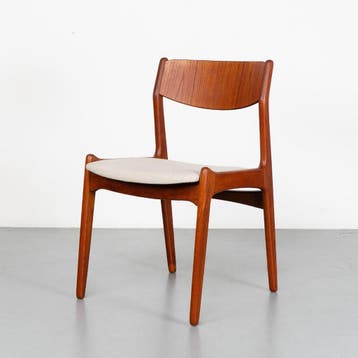 Vintage Deense eetkamerstoelen, set van 6, Hout, Gebruikt, Overige kleuren, Deens Design, Scandinavisch, Vintage, Mid Century, Retro