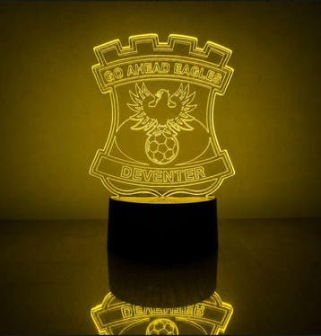 Led lamp Go Ahead Eagles, Kunststof, Overige merken, Verzenden, Meerkleurig