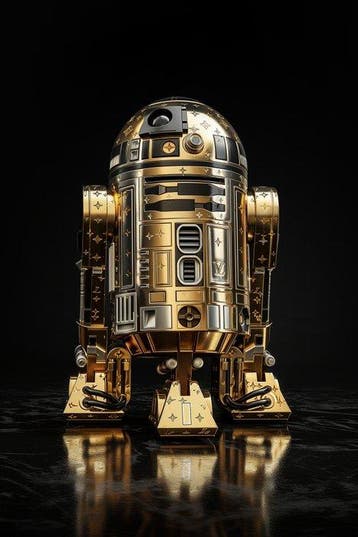 Artxlife - R2-D2 Gold Vuitton [XXL], Nieuw