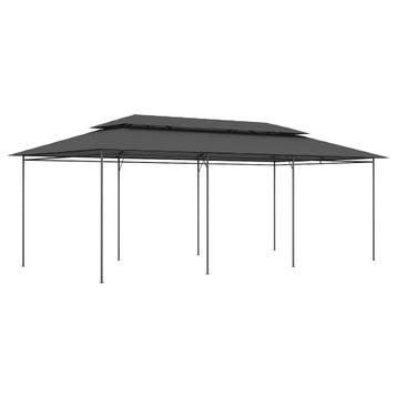 vidaXL Prieel 600x298x270 cm antraciet, Verzenden, Nieuw