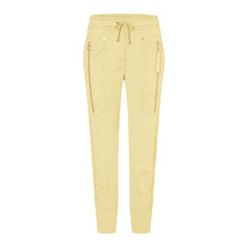 MAC • licht gele Future 2.08 casual broek • 36, Verzenden, Nieuw, Maat 36 (S), Geel