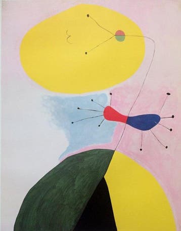 Joan Miró - Poster Joan Miro titled Portrait -  VG Bild