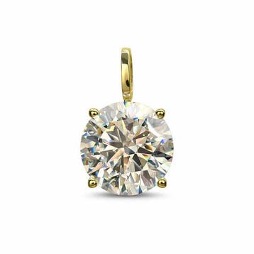 Zonder minimumprijs - Hanger - 14 karaat Geel goud - 4.02ct.