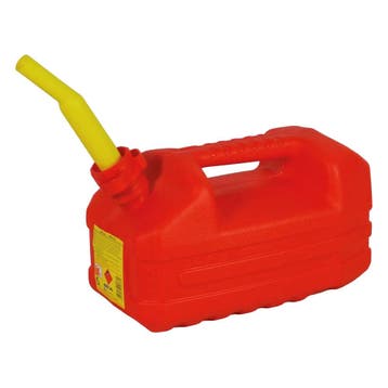 RODE JERRYCAN KUNSTSTOF+TUIT 5LTR NIEUW!!!, Verzenden
